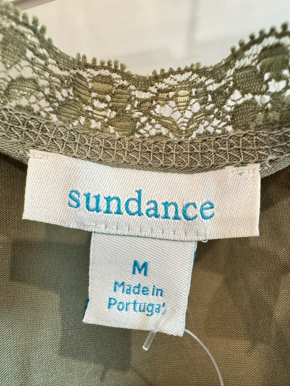 Sundance Elan Womens Lace Tank Sage - Picture 7 of 7